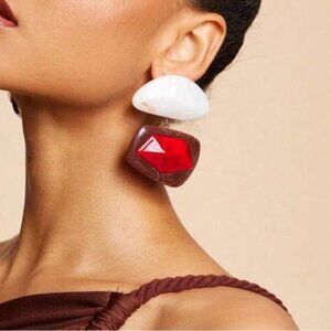 Geo Statement Earrings N1634